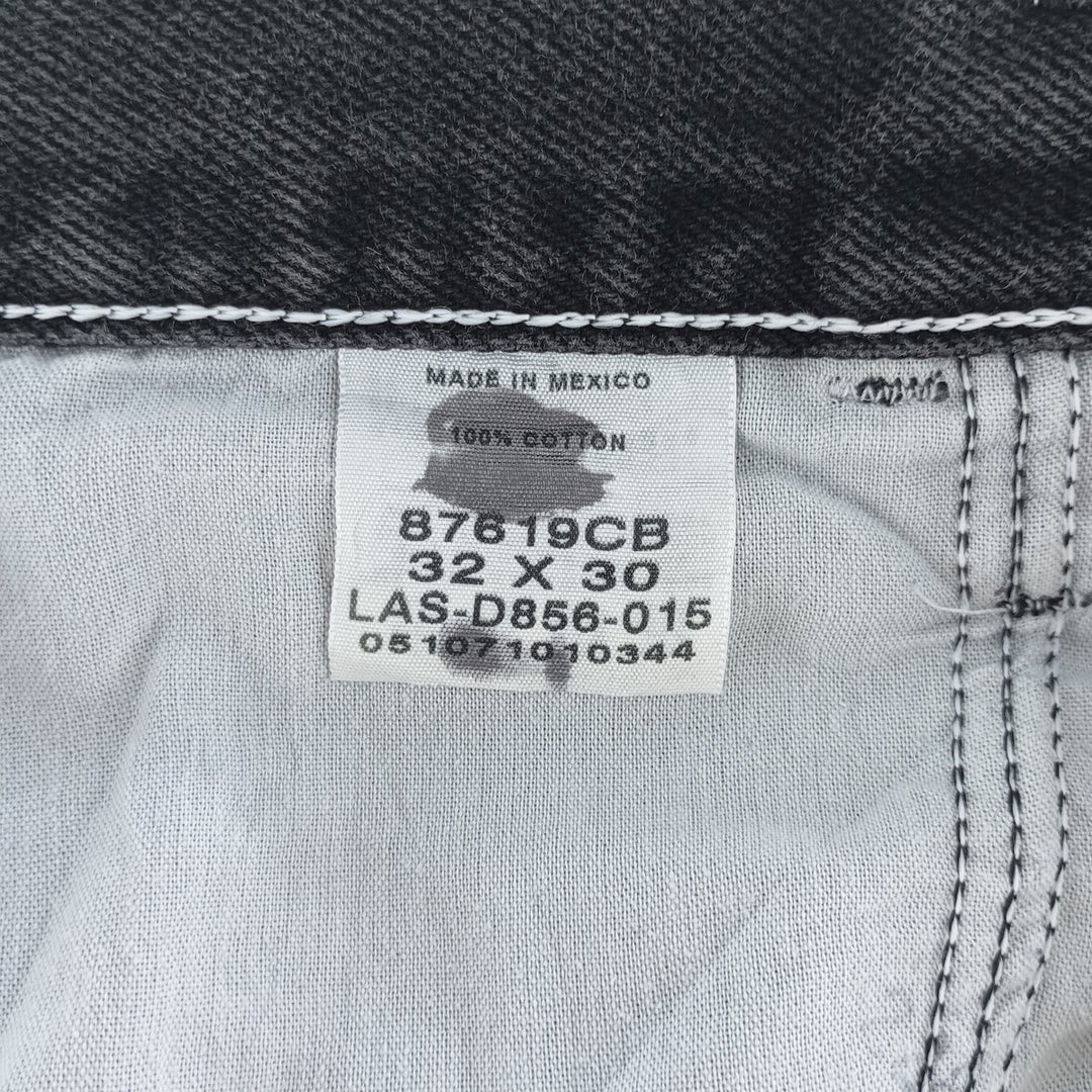 Rustler Black Denim Straight Denim Pants for Men, W30 equivalent cotton black type Vintage Second Hand