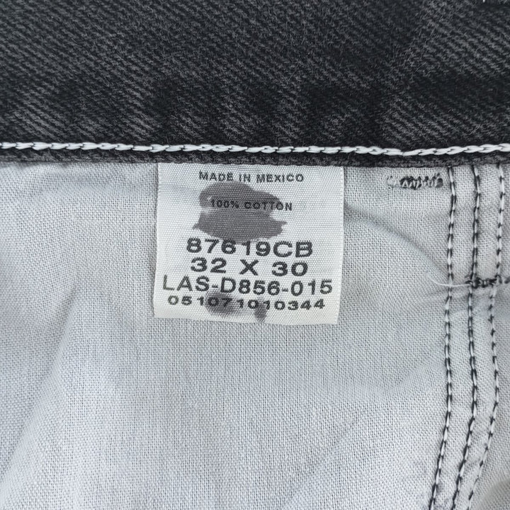 Rustler Black Denim Straight Denim Pants for Men, W30 equivalent cotton black type Vintage Second Hand