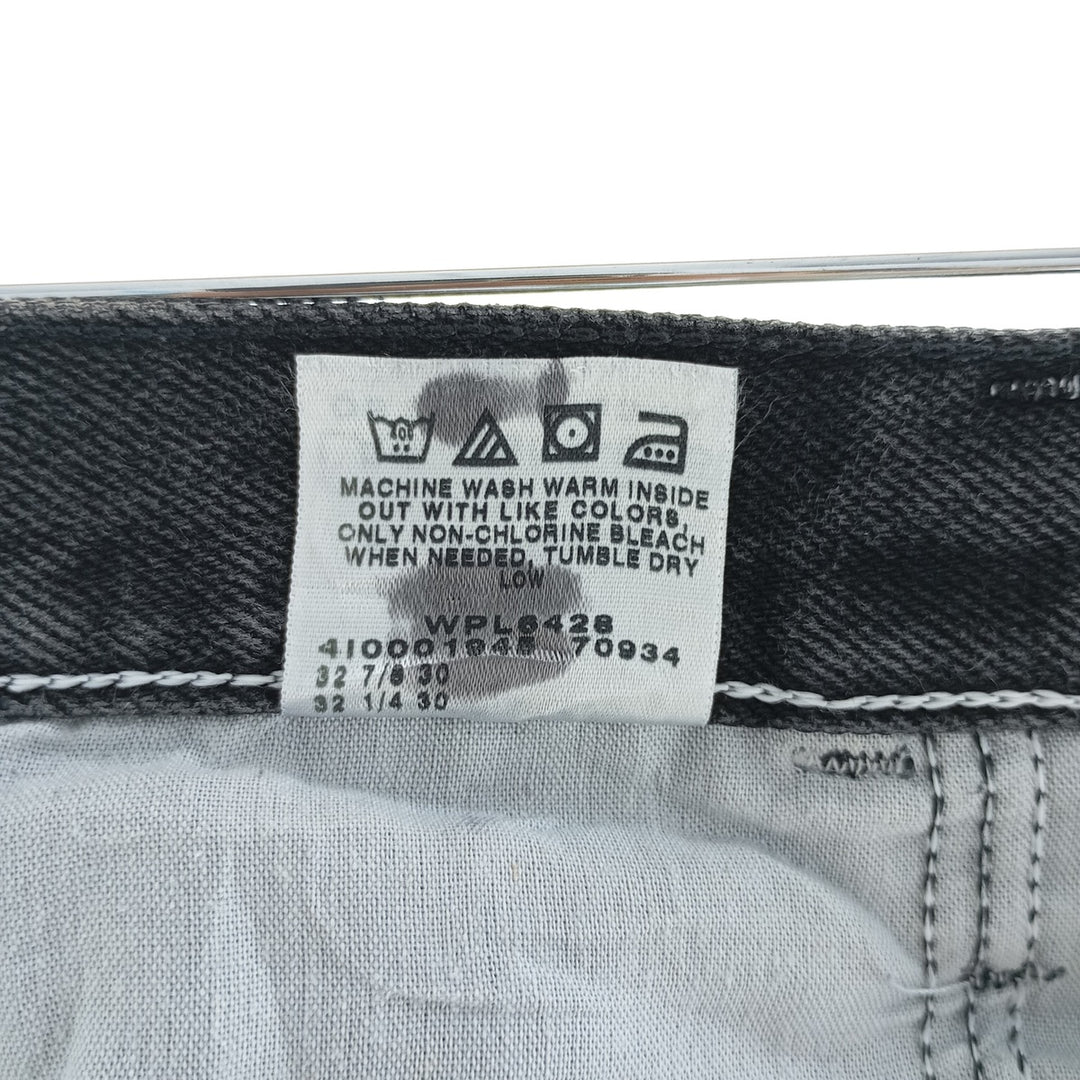 Rustler Black Denim Straight Denim Pants for Men, W30 equivalent cotton black type Vintage Second Hand