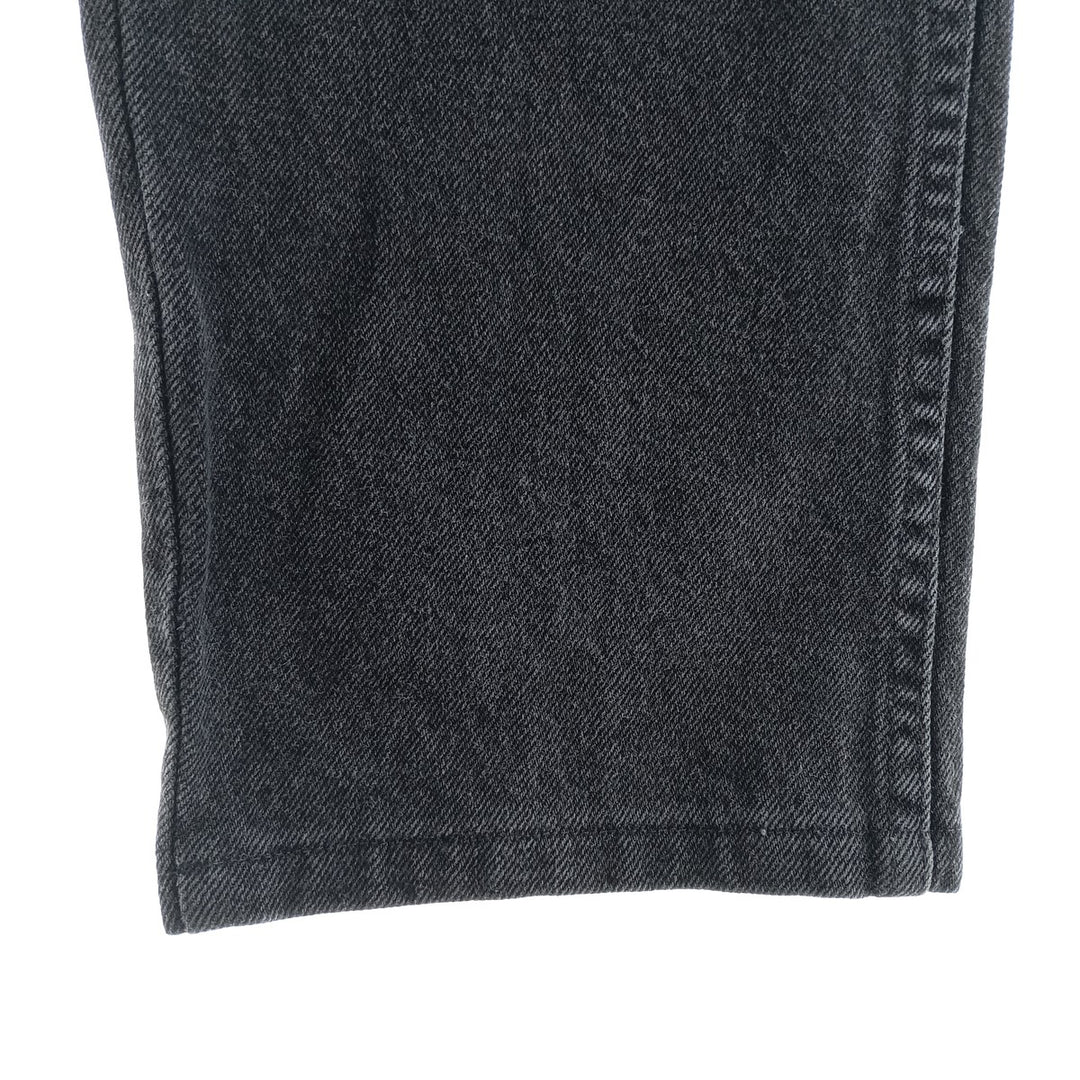 Rustler Black Denim Straight Denim Pants for Men, W30 equivalent cotton black type Vintage Second Hand