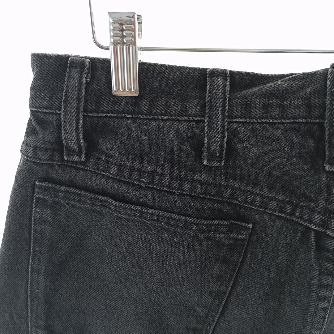 Rustler Black Denim Straight Denim Pants for Men, W30 equivalent cotton black type Vintage Second Hand