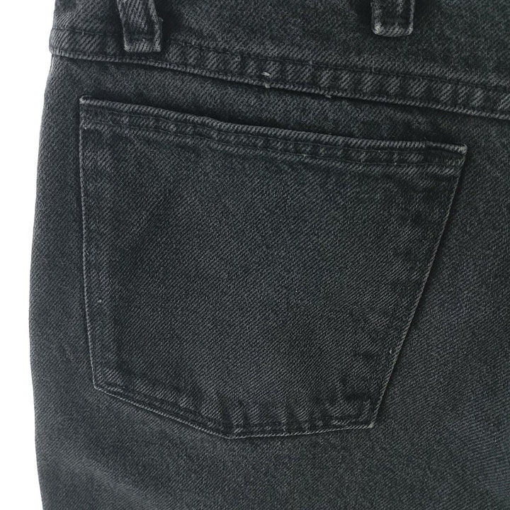 Rustler Black Denim Straight Denim Pants for Men, W30 equivalent cotton black type Vintage Second Hand