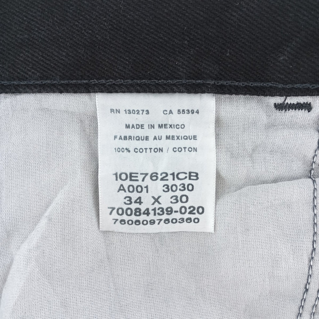 Rustler Black Denim Straight Denim Pants for Men, W37 cotton black type Vintage Second Hand