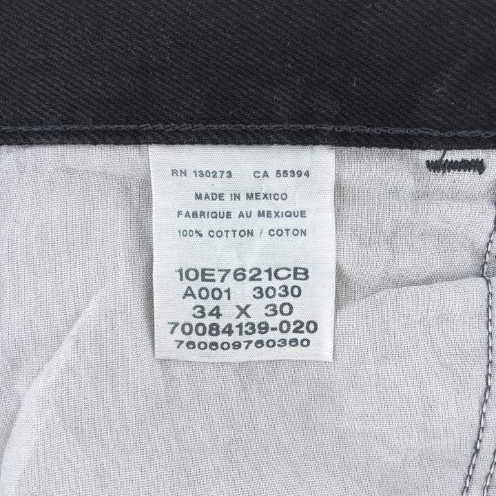 Rustler Black Denim Straight Denim Pants for Men, W37 cotton black type Vintage Second Hand