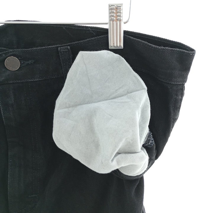 Rustler Black Denim Straight Denim Pants for Men, W37 cotton black type Vintage Second Hand