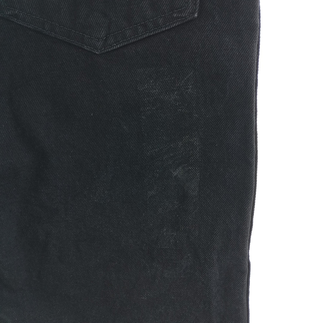 Rustler Black Denim Straight Denim Pants for Men, W37 cotton black type Vintage Second Hand