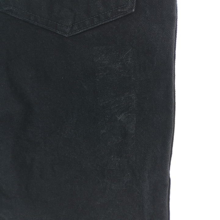 Rustler Black Denim Straight Denim Pants for Men, W37 cotton black type Vintage Second Hand