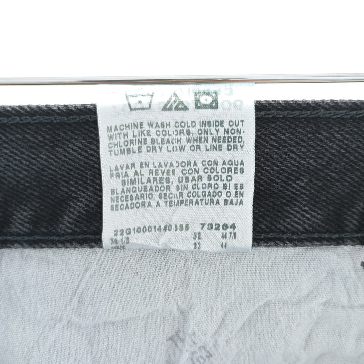 Rustler Black Denim Straight Denim Pants for Men, W34 equivalent cotton black type Vintage Second Hand