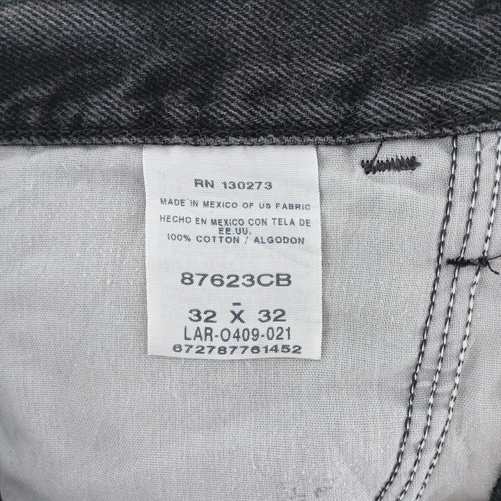 Rustler Black Denim Straight Denim Pants for Men, W32 equivalent cotton black type Vintage Second Hand
