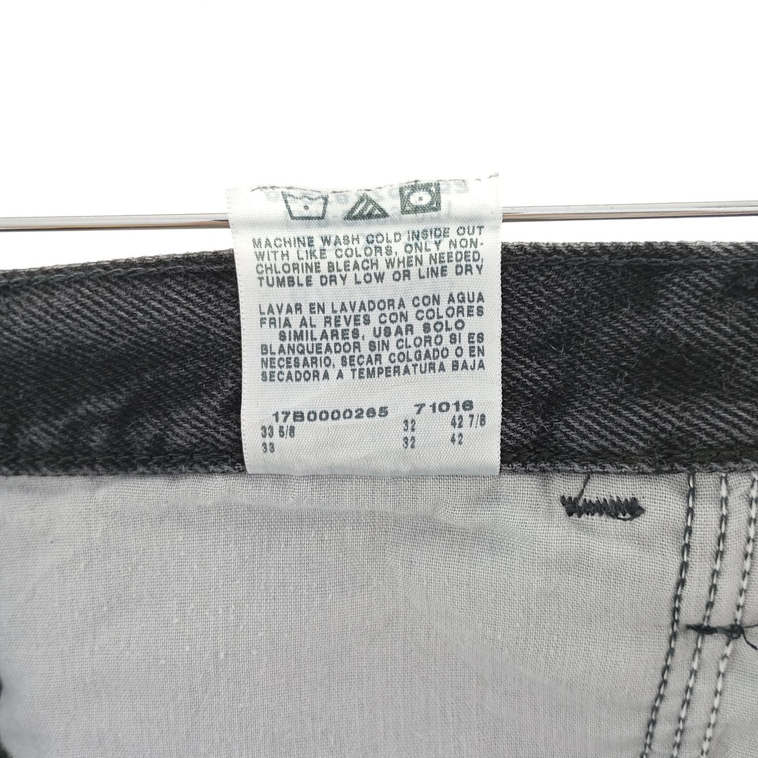 Rustler Black Denim Straight Denim Pants for Men, W32 equivalent cotton black type Vintage Second Hand