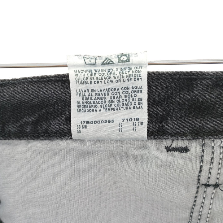Rustler Black Denim Straight Denim Pants for Men, W32 equivalent cotton black type Vintage Second Hand