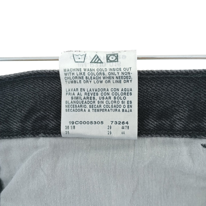 Rustler Black Denim Straight Denim Pants for Men, W34 equivalent cotton black type Vintage Second Hand
