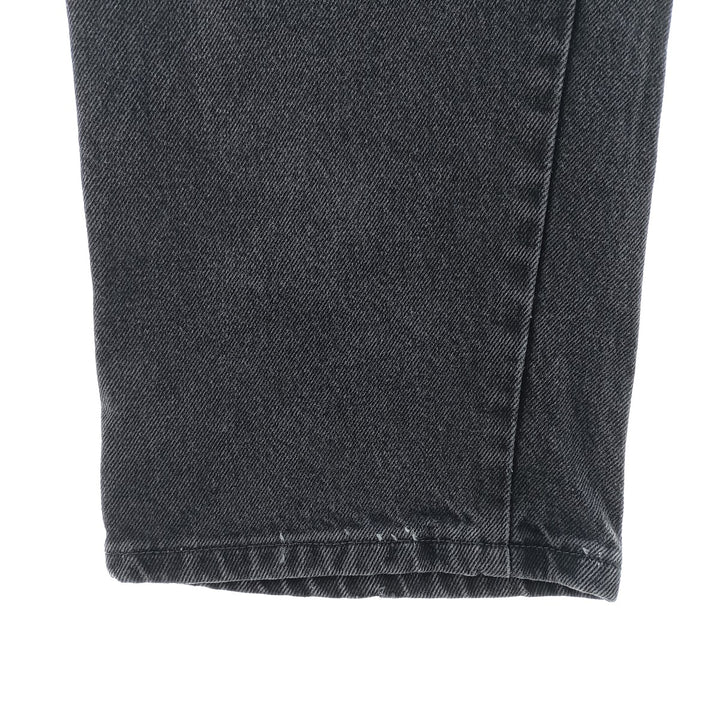 Rustler Black Denim Straight Denim Pants for Men, W34 equivalent cotton black type Vintage Second Hand