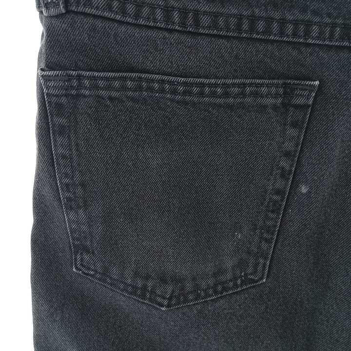 Rustler Black Denim Straight Denim Pants for Men, W34 equivalent cotton black type Vintage Second Hand