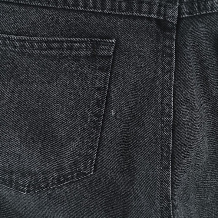 Rustler Black Denim Straight Denim Pants for Men, W34 equivalent cotton black type Vintage Second Hand