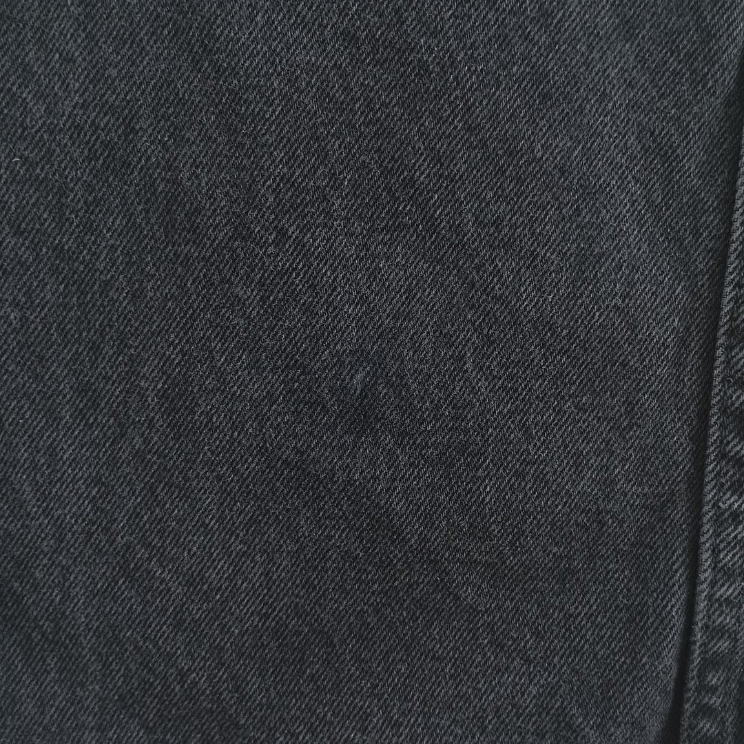 Rustler Black Denim Straight Denim Pants for Men, W34 equivalent cotton black type Vintage Second Hand