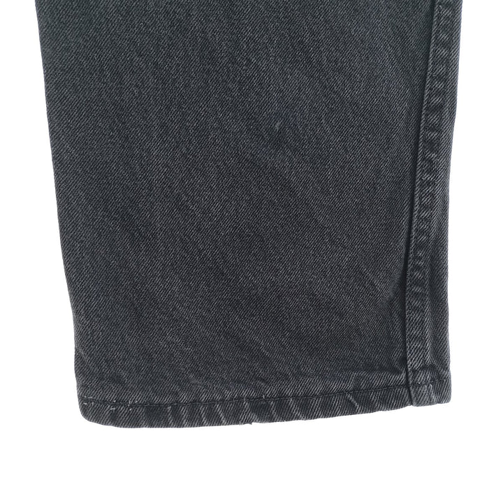 Rustler Black Denim Straight Denim Pants for Men, W34 equivalent cotton black type Vintage Second Hand