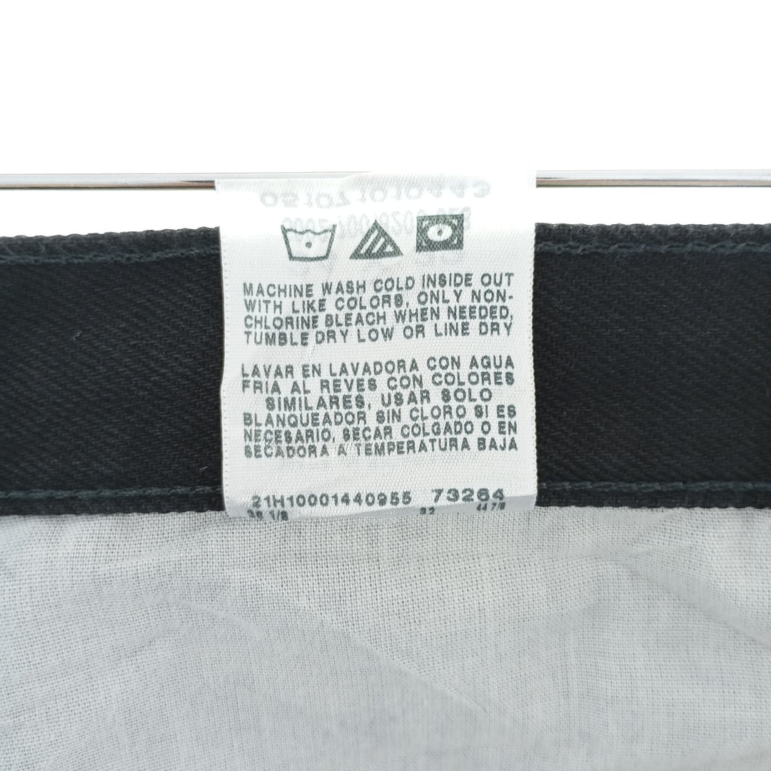 Rustler Black Denim Straight Denim Pants for Men, W34 equivalent cotton black type Vintage Second Hand