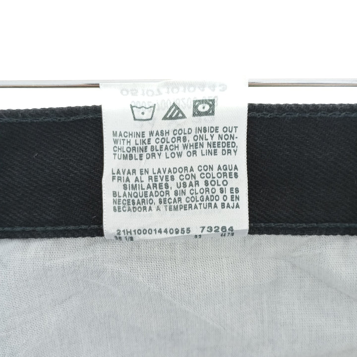 Rustler Black Denim Straight Denim Pants for Men, W34 equivalent cotton black type Vintage Second Hand