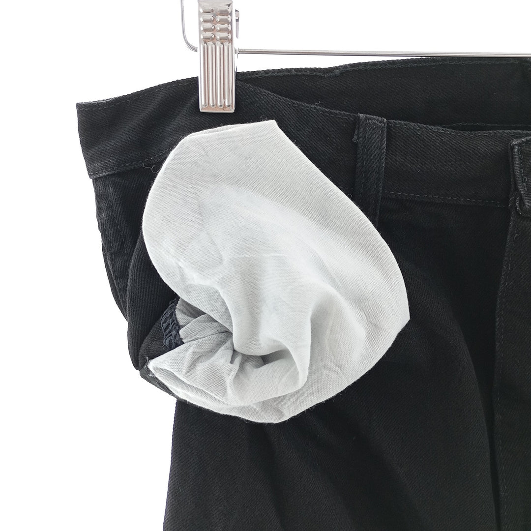 Rustler Black Denim Straight Denim Pants for Men, W34 equivalent cotton black type Vintage Second Hand