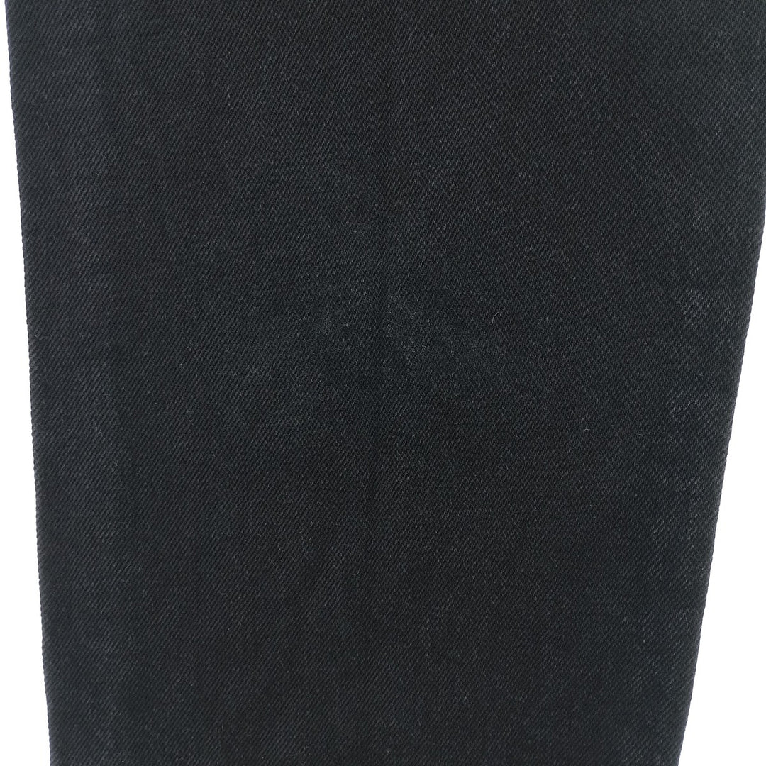 Rustler Black Denim Straight Denim Pants for Men, W32 equivalent cotton black type Vintage Second Hand