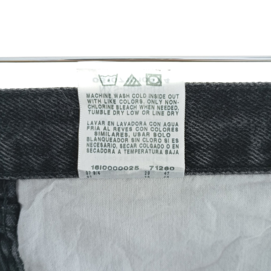 Rustler Black Denim Straight Denim Pants for Men, W34 equivalent cotton black type Vintage Second Hand