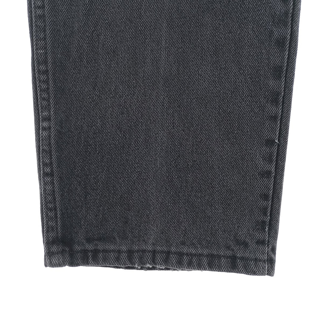 Rustler Black Denim Straight Denim Pants for Men, W34 equivalent cotton black type Vintage Second Hand