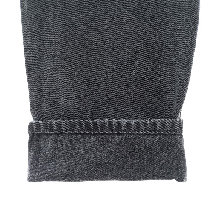 Rustler Black Denim Straight Denim Pants for Men, W34 equivalent cotton black type Vintage Second Hand