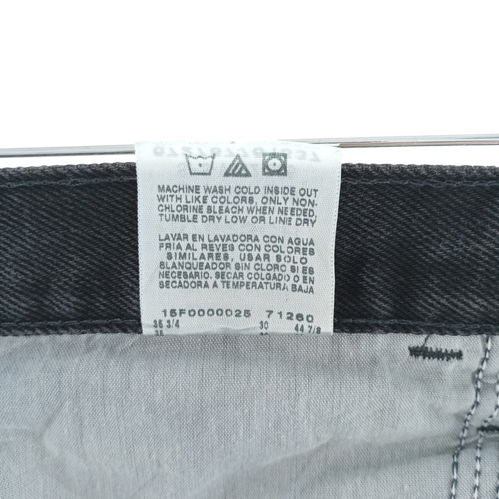 Rustler Black Denim Straight Denim Pants for Men, W34 equivalent cotton black type Vintage Second Hand