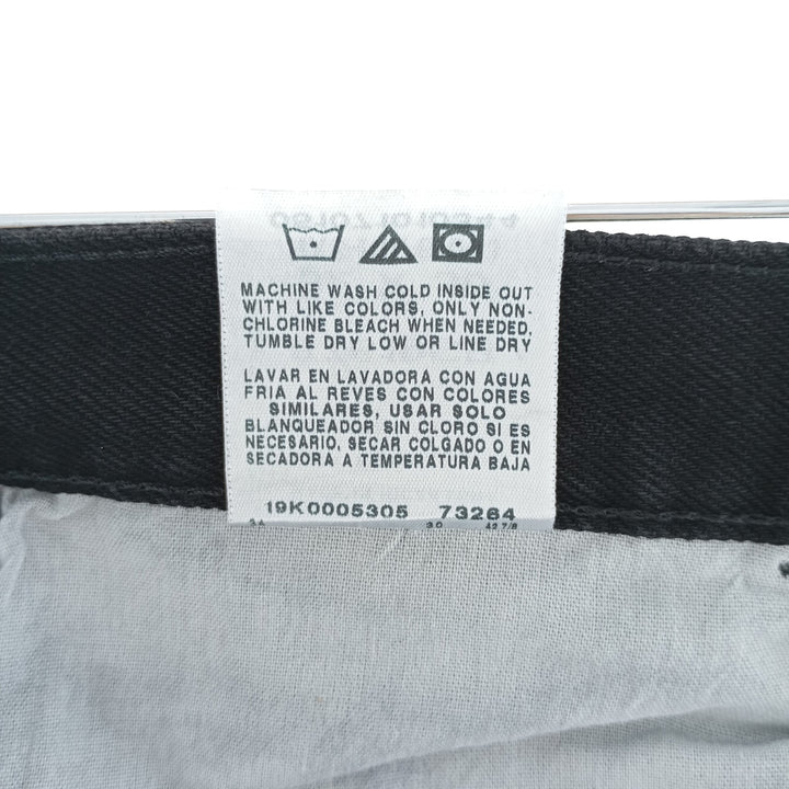 Rustler Black Denim Straight Denim Pants for Men, W34 equivalent cotton black type Vintage Second Hand