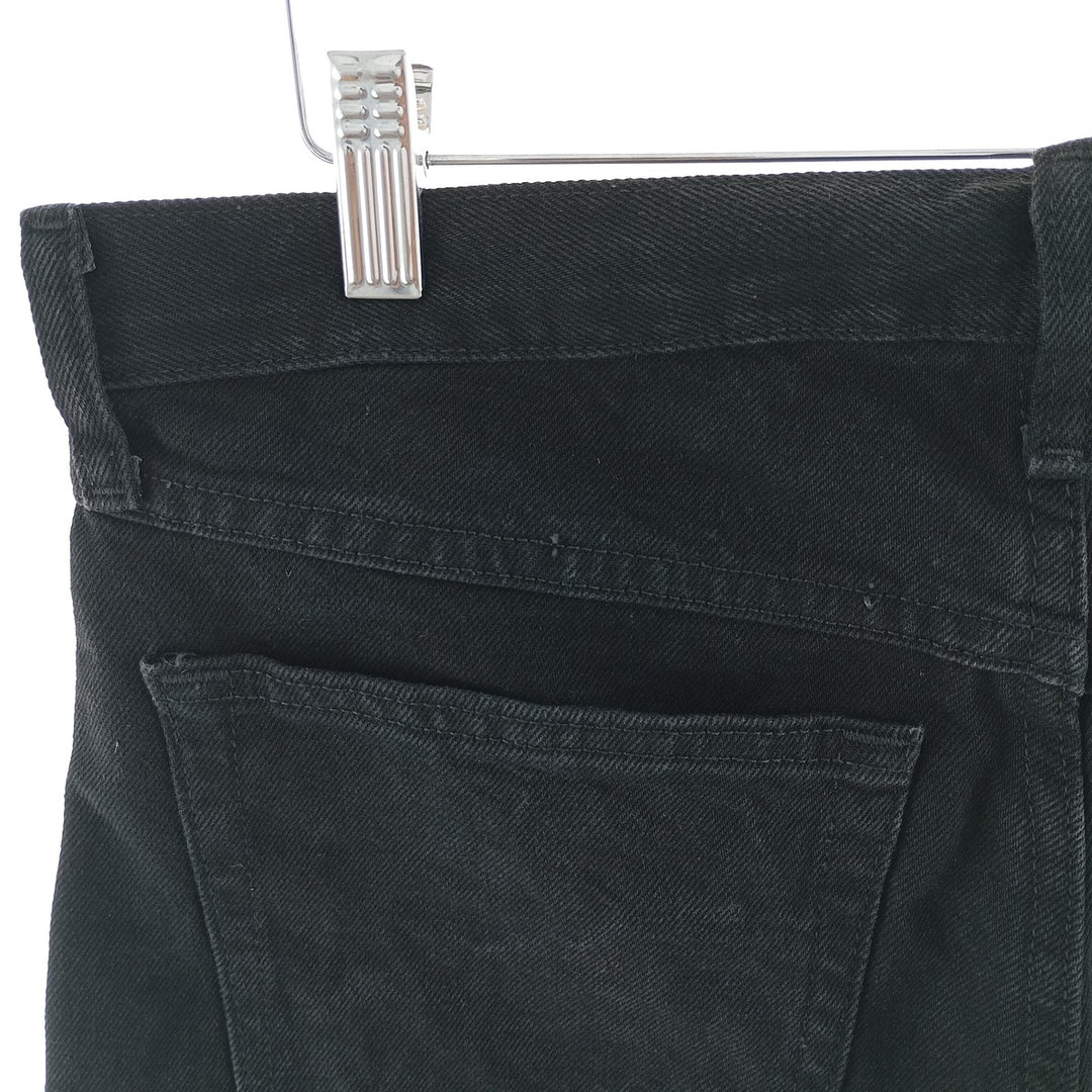 Rustler Black Denim Straight Denim Pants for Men, W34 equivalent cotton black type Vintage Second Hand