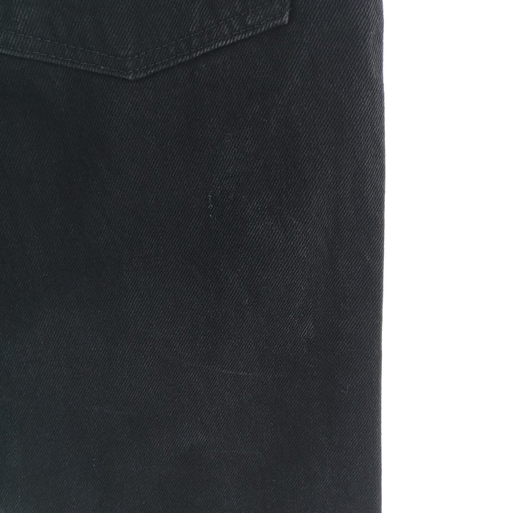 Rustler Black Denim Straight Denim Pants for Men, W34 equivalent cotton black type Vintage Second Hand