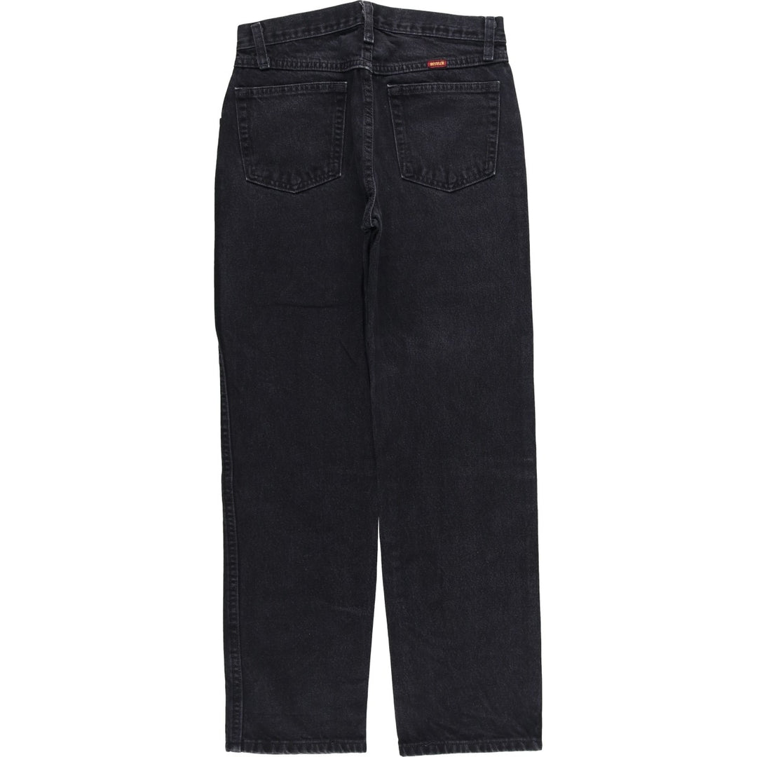 Rustler Black Denim Straight Denim Pants for Men, W29 cotton black type Vintage Second Hand