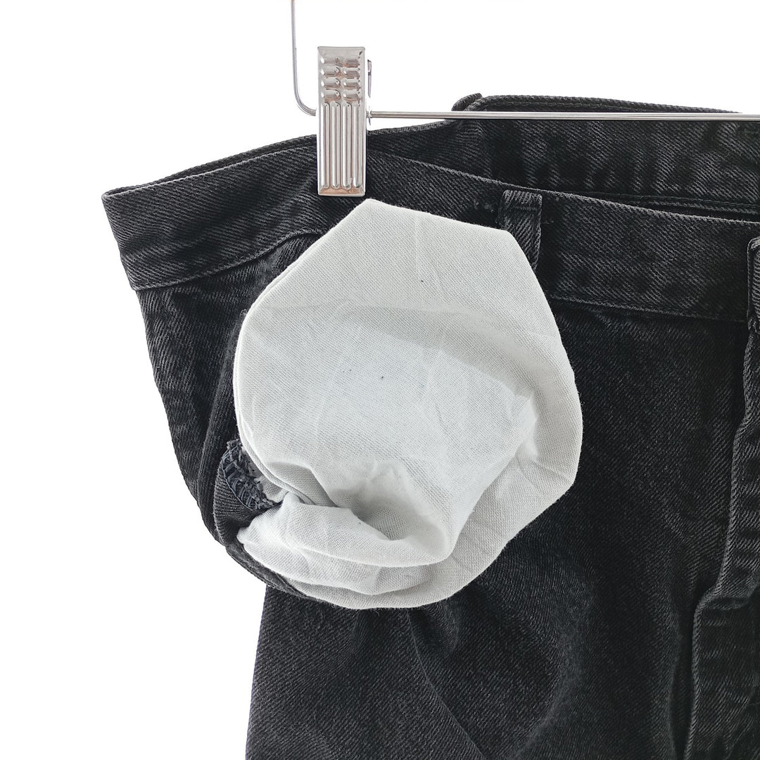 Rustler Black Denim Straight Denim Pants for Men, W36 cotton black type Vintage Second Hand