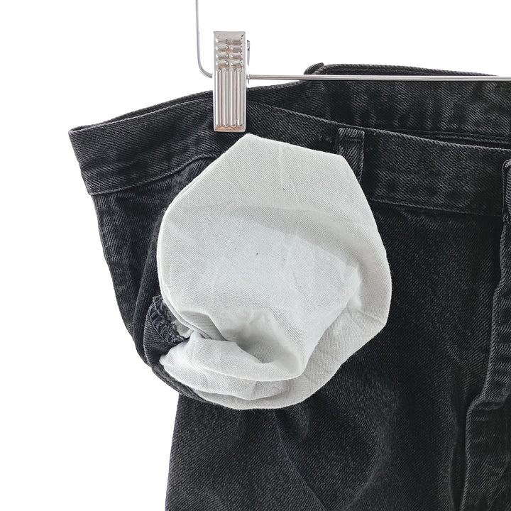 Rustler Black Denim Straight Denim Pants for Men, W36 cotton black type Vintage Second Hand