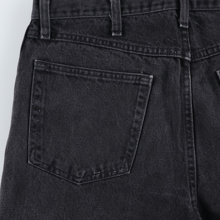 Rustler Black Denim Straight Denim Pants for Men, W33 equivalent cotton black type Vintage Second Hand