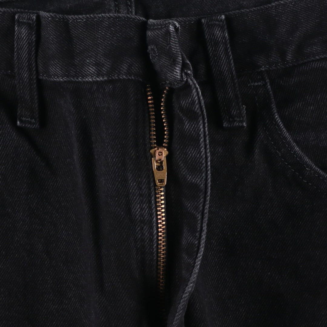 Rustler Black Denim Straight Denim Pants for Men, W35 equivalent cotton black type Vintage Second Hand