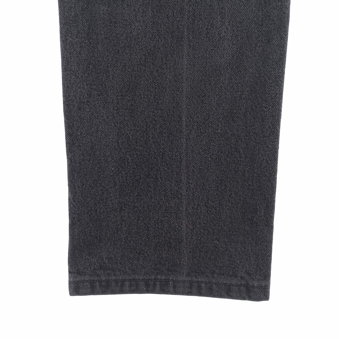 Vintage 80s-90'S Wrangler black denim straight-leg denim pants for men, size W29. cotton black type Vintage Second Hand