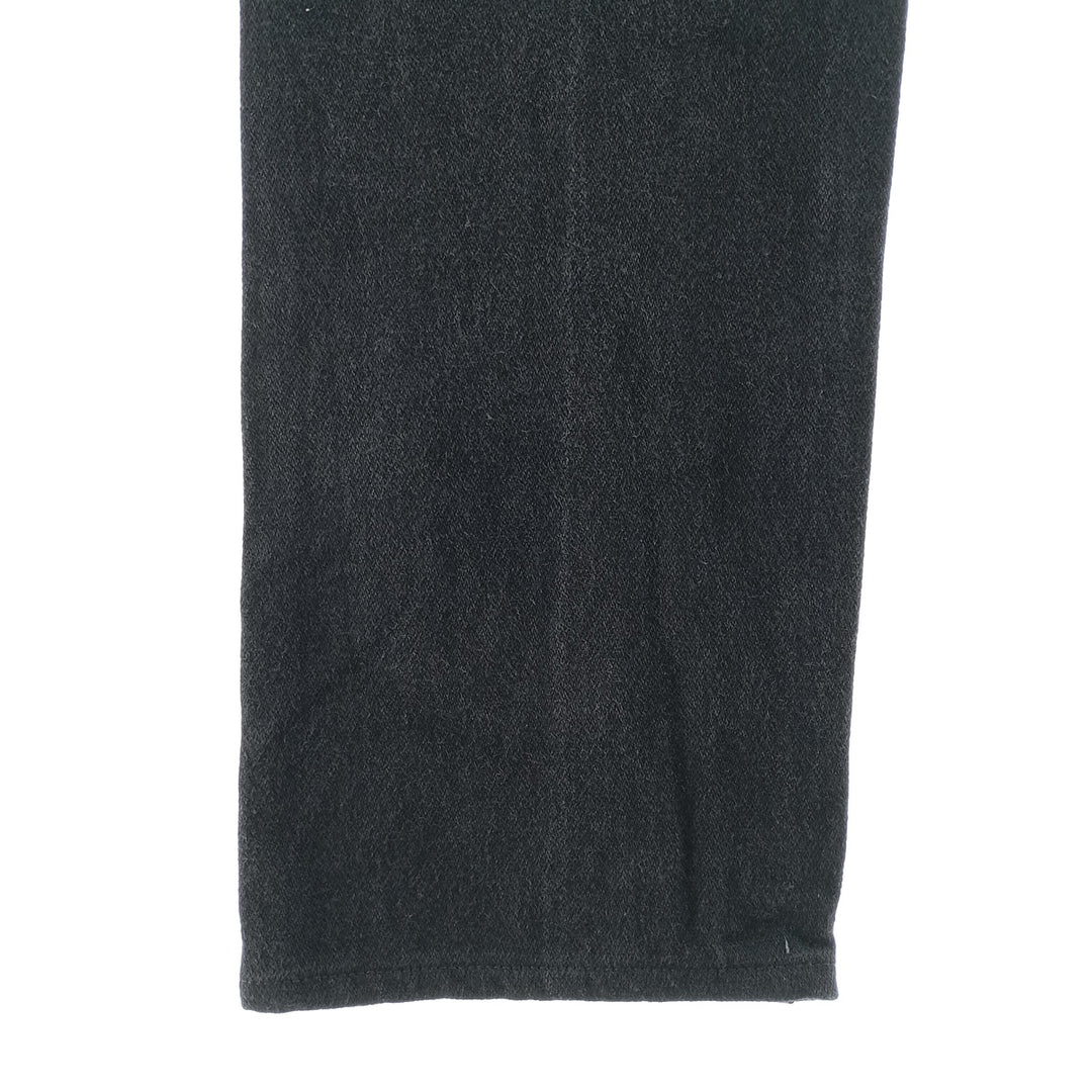 Vintage 80s-90'S Wrangler tapered black denim pants, made in the USA, men's size W32. cotton black type Vintage Second Hand