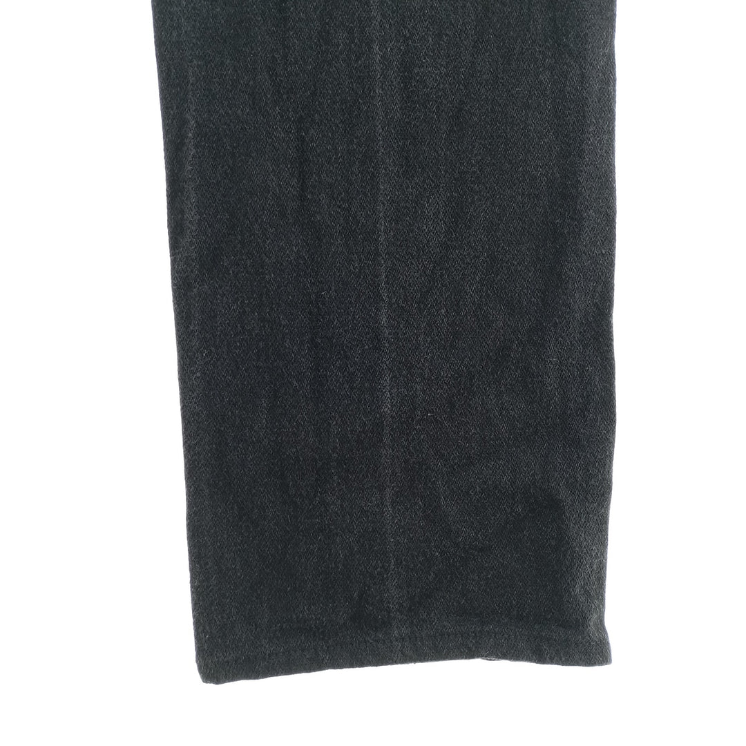 Vintage 80s-90'S Wrangler tapered black denim pants, made in the USA, men's size W32. cotton black type Vintage Second Hand