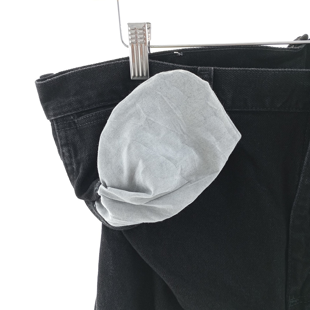 Vintage 90'S Wrangler 936WBK black denim tapered denim pants for men, size W36. cotton black type Vintage Second Hand