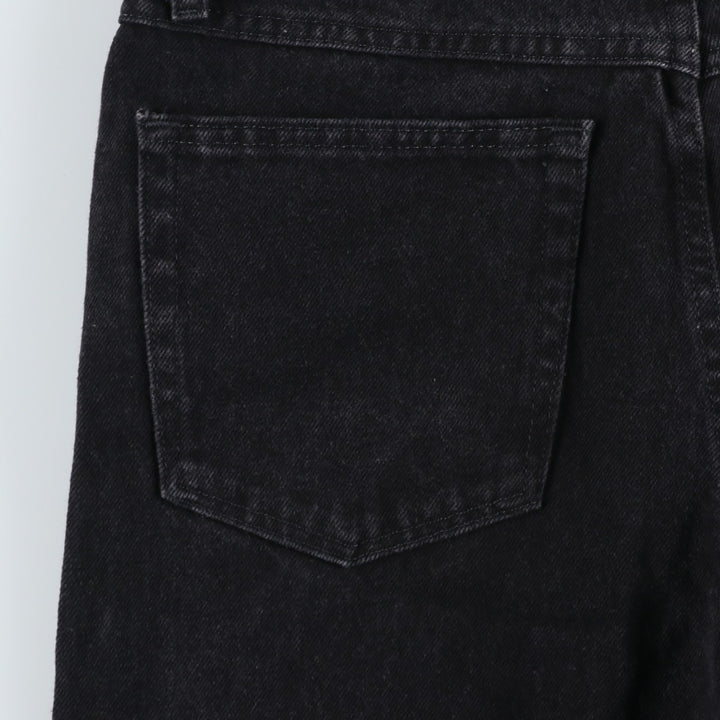 Rustler Black Denim Straight Denim Pants for Men, W32 equivalent cotton black type Vintage Second Hand