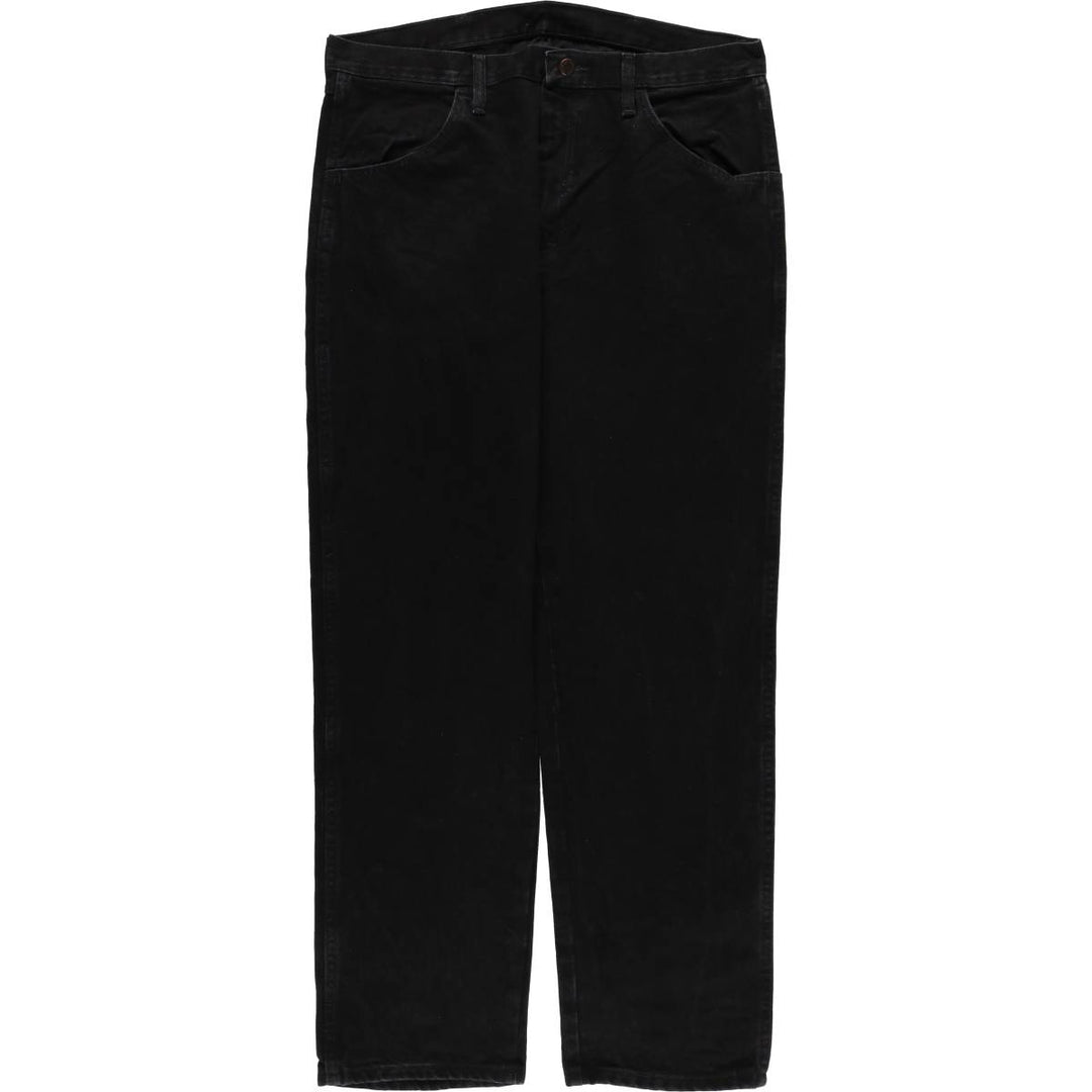 Rustler Black Denim Straight Denim Pants for Men, W36 cotton black type Vintage Second Hand
