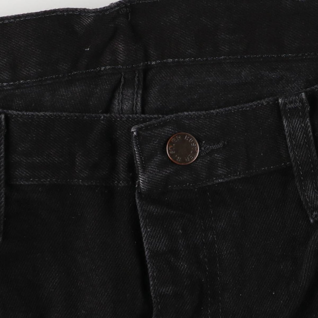 Rustler Black Denim Straight Denim Pants for Men, W36 cotton black type Vintage Second Hand