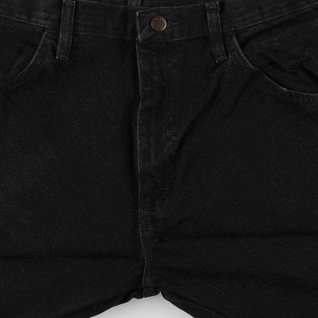 Rustler Black Denim Straight Denim Pants for Men, W36 cotton black type Vintage Second Hand
