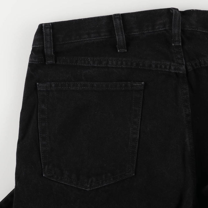 Rustler Black Denim Straight Denim Pants for Men, W36 cotton black type Vintage Second Hand