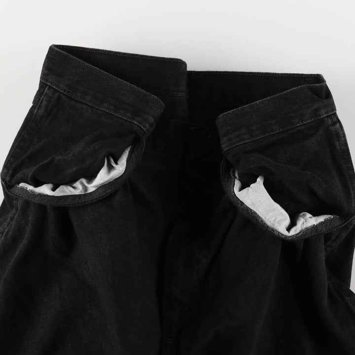 Rustler Black Denim Straight Denim Pants for Men, W36 cotton black type Vintage Second Hand