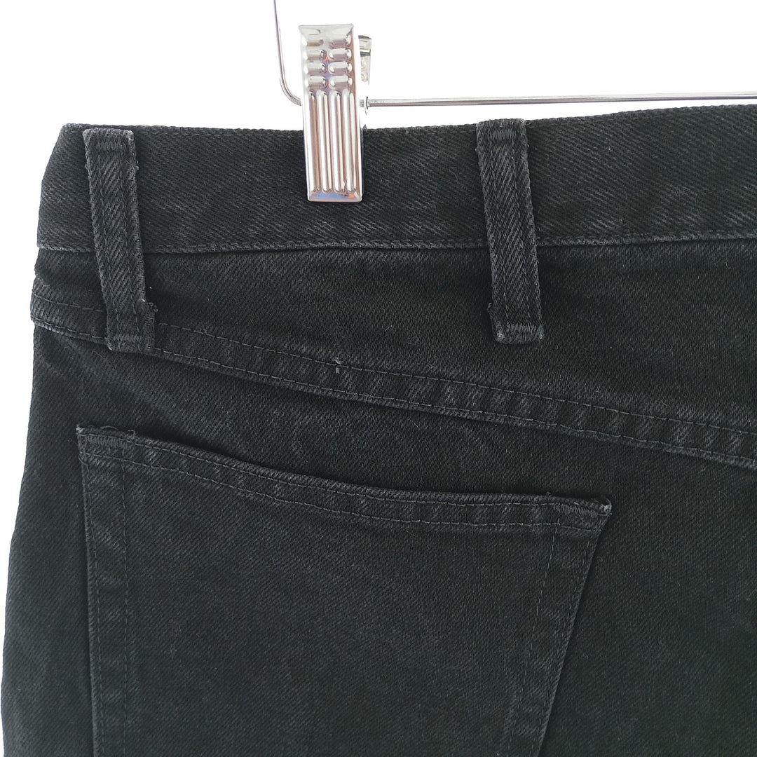 Rustler Black Denim Straight Denim Pants for Men, W36 cotton black type Vintage Second Hand