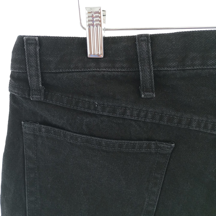 Rustler Black Denim Straight Denim Pants for Men, W36 cotton black type Vintage Second Hand