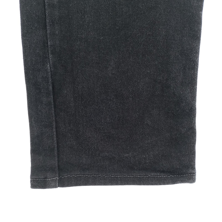Wrangler Regular Fit Black Denim Straight Leg Denim Pants, Men's Size W32 cotton black type Vintage Second Hand